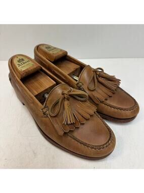 VGUC Rancourt & Co. x Cole Haan Tassel Loafer Kiltie Made in Maine USA 10 D
